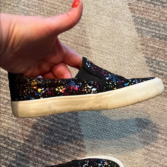 Cat & Jack Colorful Splatter Kids Slip-On Shoes - Picture 8 of 9